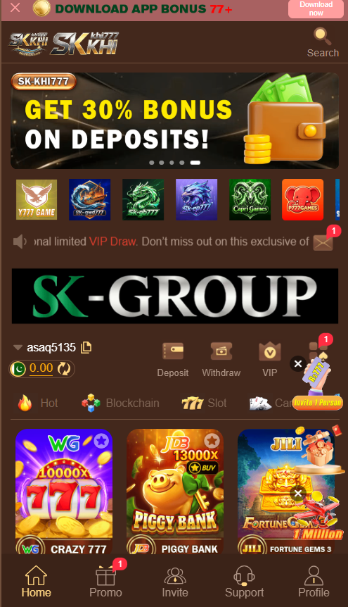 SKkhi777 Game